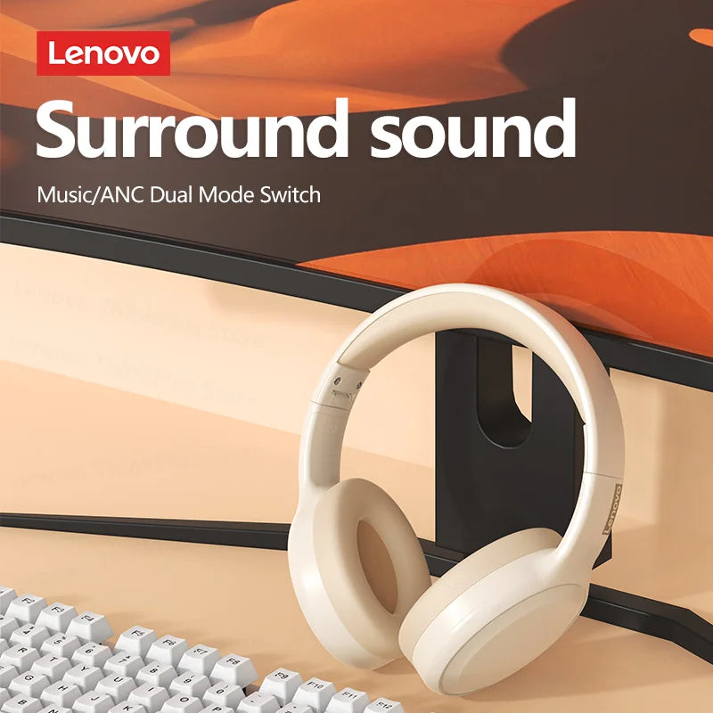 Fone de Ouvido Lenovo TH30 - Headphone Bluetooth Sem Fio