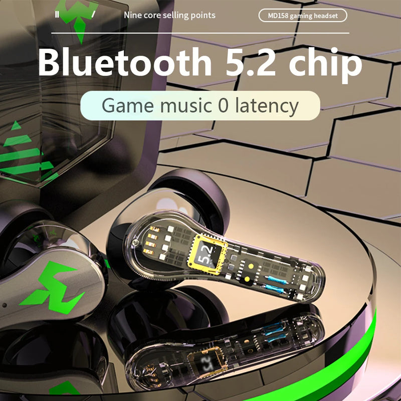 Fones de Ouvido Bluetooth Estéreo Mini Touch TWS 5.3 CIRCE N35