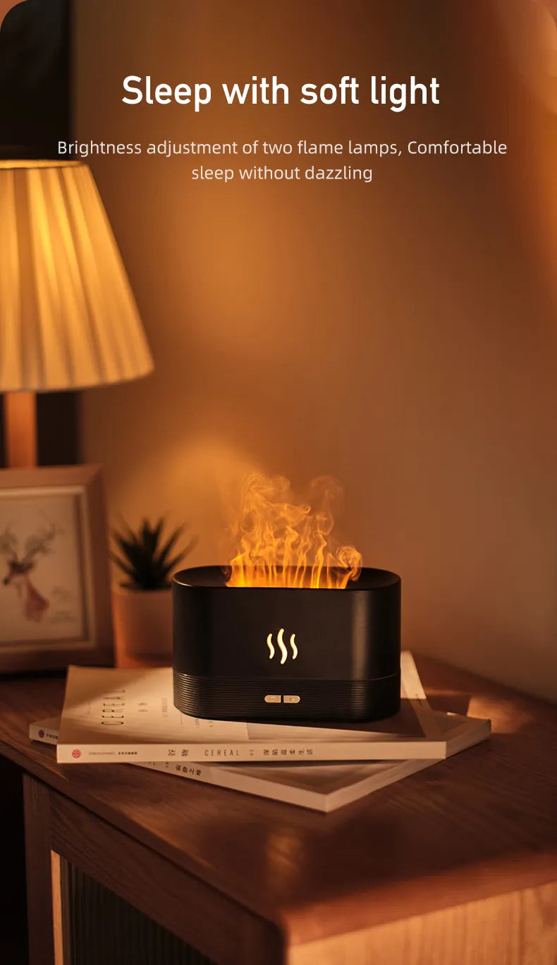 Difusor de Aroma Vissko Flame - Transforme seu Ambiente em um Refúgio de Tranquilidade